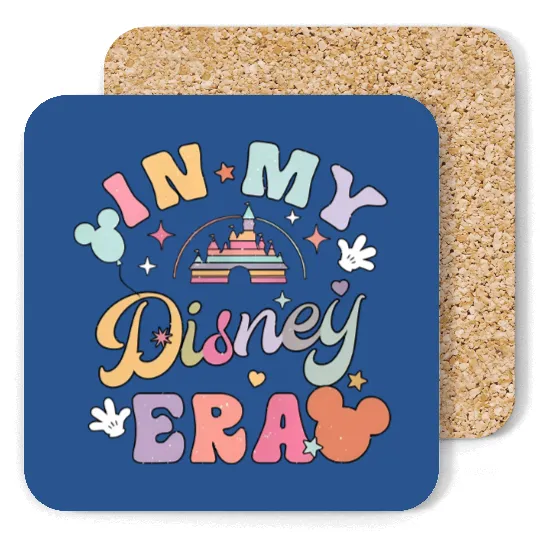 In My Disney Era Coasters, Disney Trip, Colorful Vacay Coasters