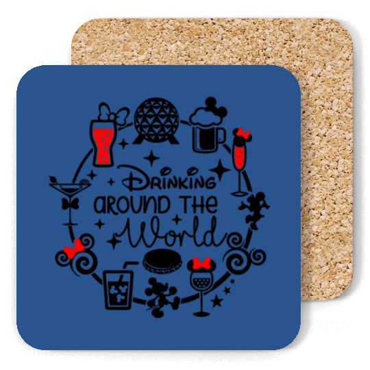 Disney Epcot Around the World, Matching Disney Coasters, Disney vacation 2022