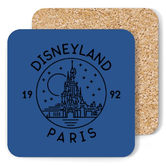 Disneyland Paris 1992 Vintage Coasters, Disneyland Vacation Coasters