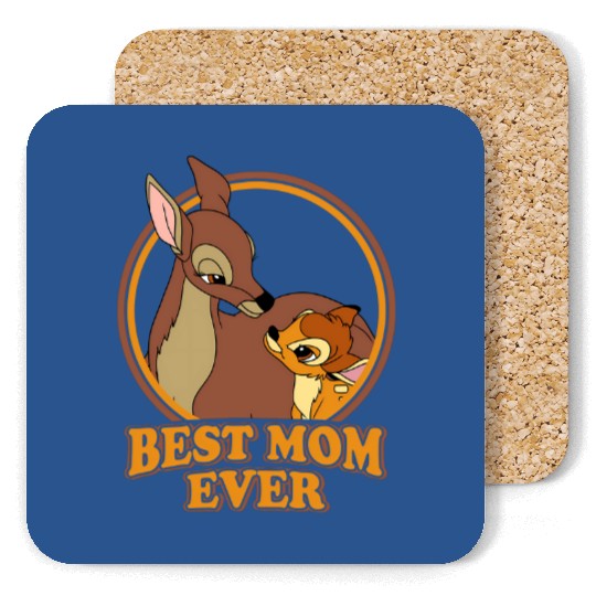 Disney Bambi And Mom Best Mom Ever Coasters, Mother's Day Gift