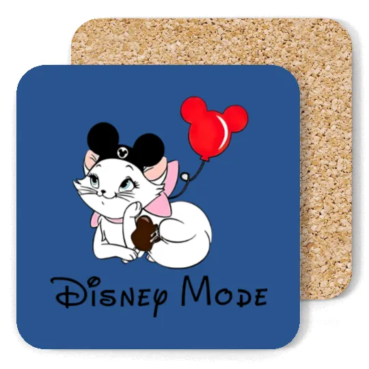 Marie Disney Mode Coasters, Marie Cat Coasters, Marie Aristocats Coasters