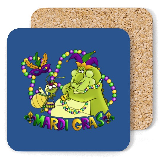 Disney Princess And The Frog Coasters | Louis And Ray Mardi Gras Coasters