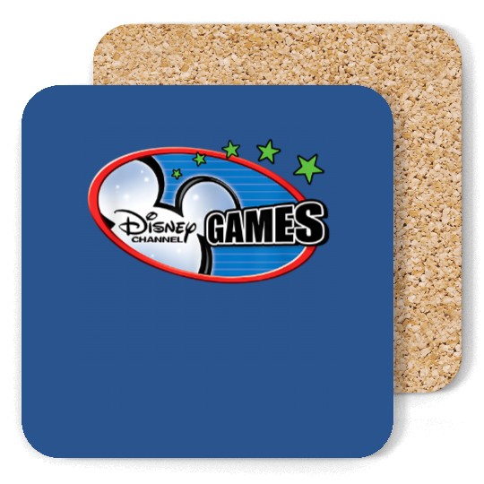 Disney Channel Games Logo Coasters, Mickey Disney Gamer Coasters, Disneyland Epcot Coasters, Gamer Kids Coasters