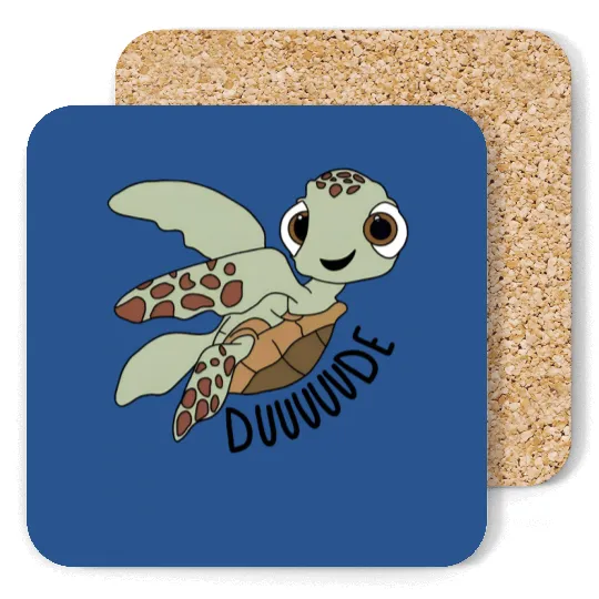 Disney Pixar Finding Nemo Squirt Dude Coasters, Finding Nemo Coasters