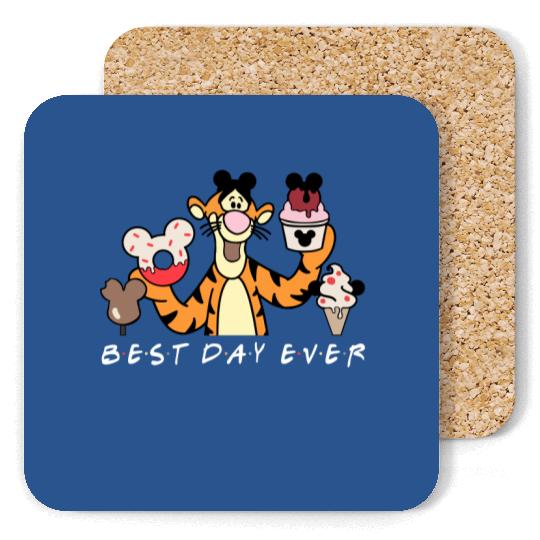 Tigger Best Day Ever, Tigger Disney Snacks Coasters