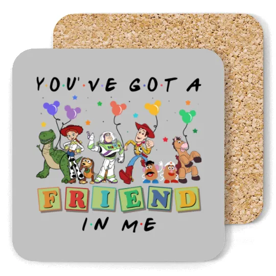 You've Got A Friend In Me Toy Story Coasters, Disney Vacation 2023 Coasters