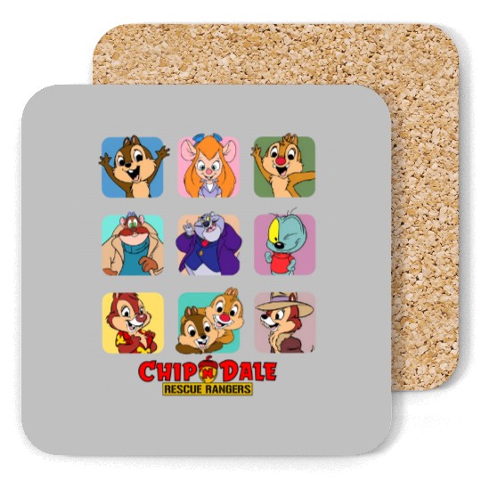 Disney Chip and Dale Rescue Rangers  Coasters, Disney Portrait