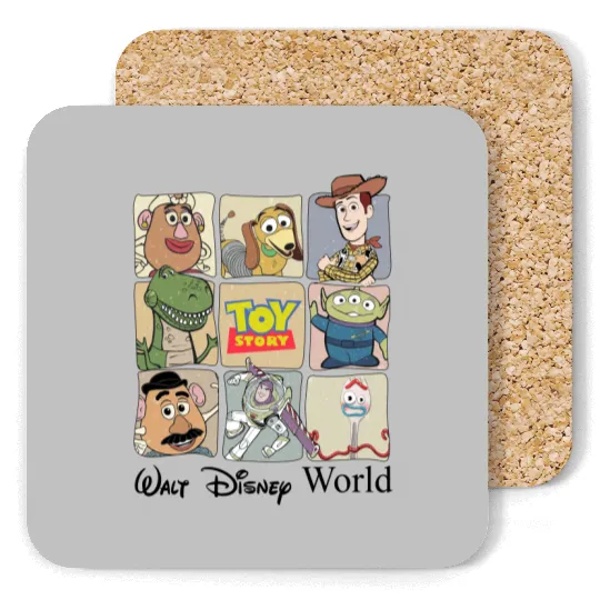 Toy Story Disneyworld Coasters, Disney Pixar Toy Story Coasters