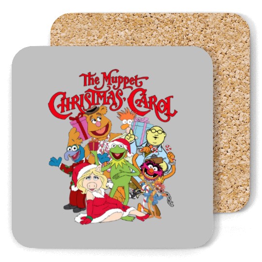 Disney Christmas The Muppets Carol Holiday Cheers Coasters