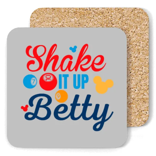 Shake it up Betty! Disney Cruise Line Bingo Coasters | Disney Cruise Coasters | Disney Bingo Coasters
