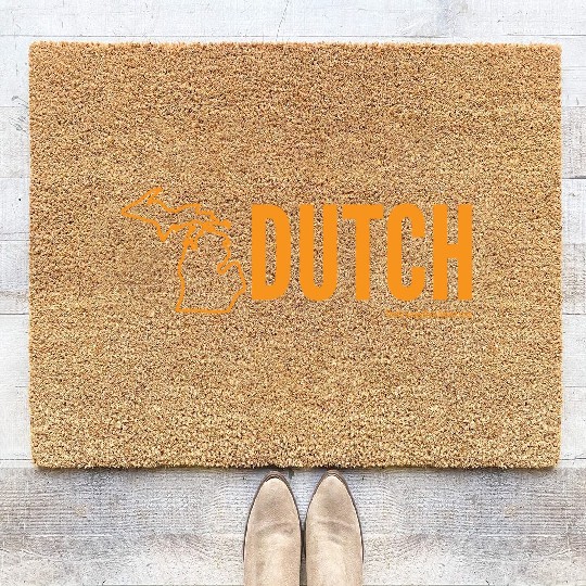 Michigan Dutch (orange) Coir Doormats