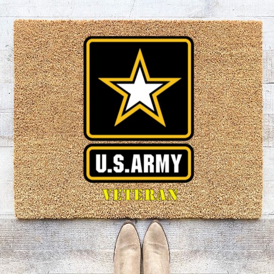 US Army Veteran Coir Doormats
