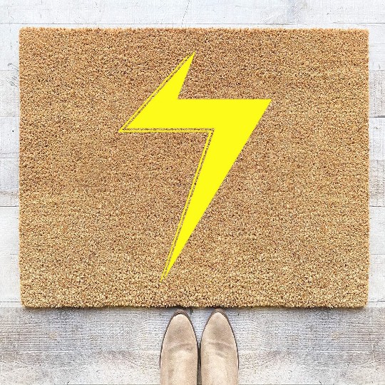 Ms Marvel Bolt Coir Doormats