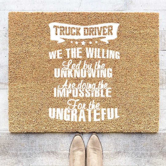 truck driver Coir Doormats