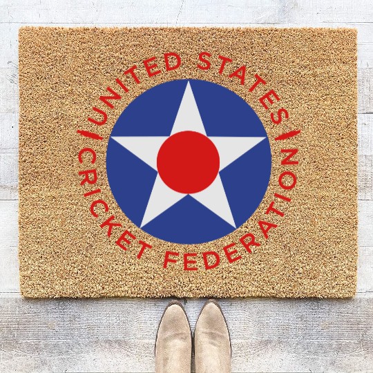 US Cricket Roundel 4 Coir Doormats