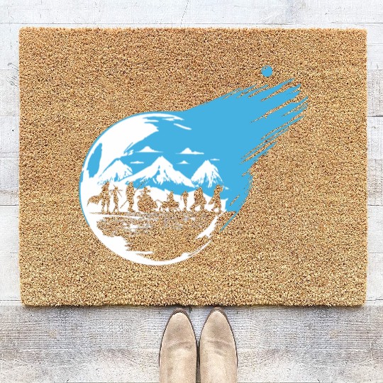 Final Fantasy 7 Inspired Coir Doormats