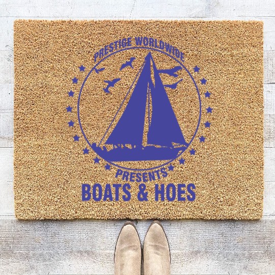 boating, boat, boat captain, boats and hoes, boats Coir Doormats