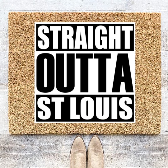 Straight Outta St Louis Coir Doormats