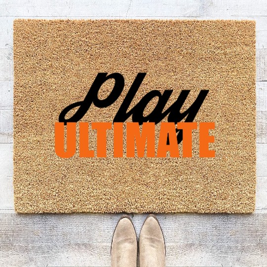 Ultimate Frisbee Hat: Play Ultimate Coir Doormats