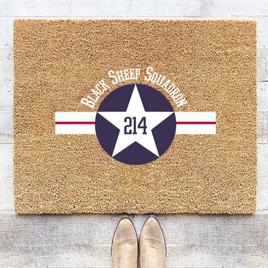 Black Sheep Squadron Coir Doormats