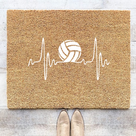 Volleyball Beats Coir Doormats