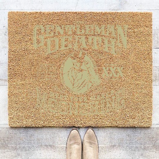 Gentleman Death Moonshine Coir Doormats