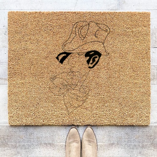 Lucky Luke, Lonesome Cowboy Coir Doormats