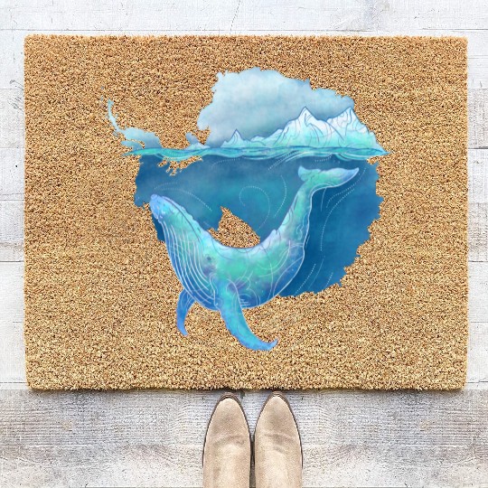 Southern Ocean Whale Sanctuary Coir Doormats