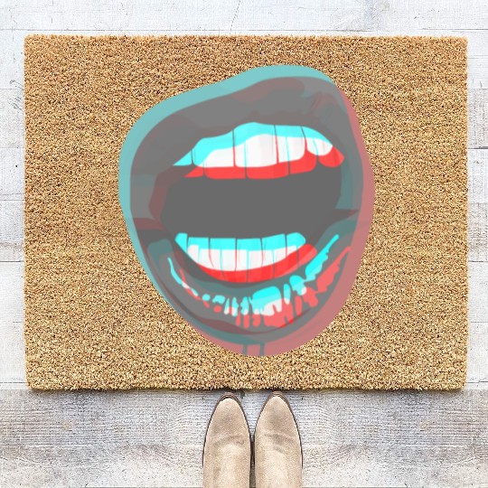 Black Illusion Coir Doormats