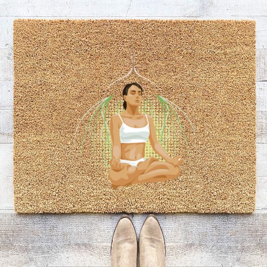 Yoga Woman Coir Doormats