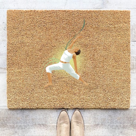 Yoga Woman Coir Doormats