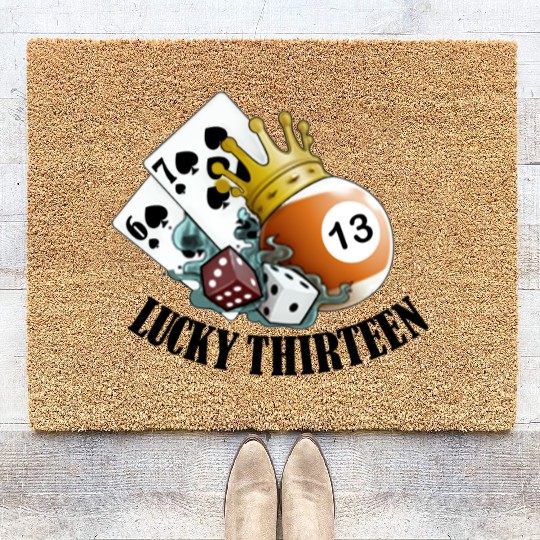 Lucky Thirteen Coir Doormats
