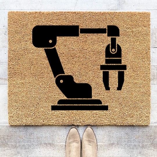 robot arm Coir Doormats