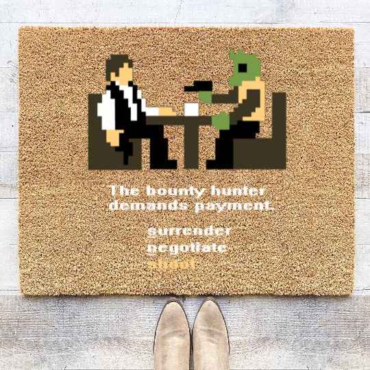 Han and Greedo 8-Bit Coir Doormats