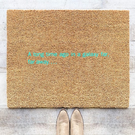 A long time ago in a galaxy far, far away... Coir Doormats