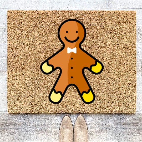 Gingerbread man Coir Doormats