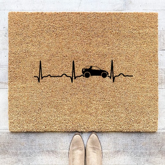 GIFT - ECG JEEP BLACK Coir Doormats