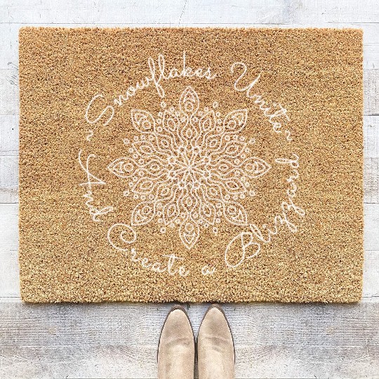 Liberal Snowflakes Unite and Create a Blizzard Coir Doormats
