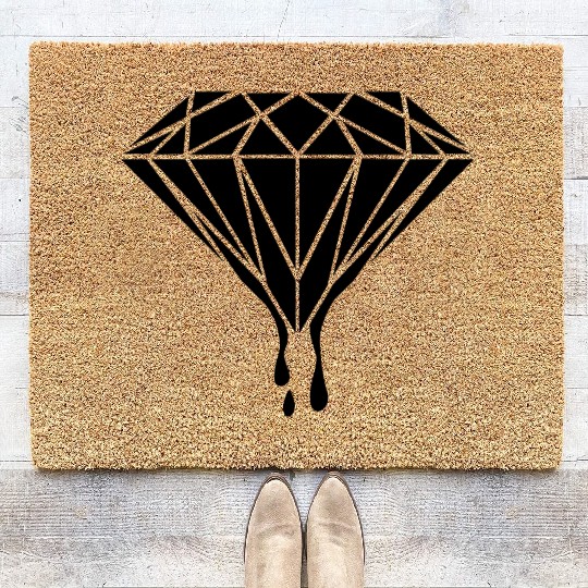 Diamond Universe-Gift-hipster-galaxy-trend-cool Coir Doormats