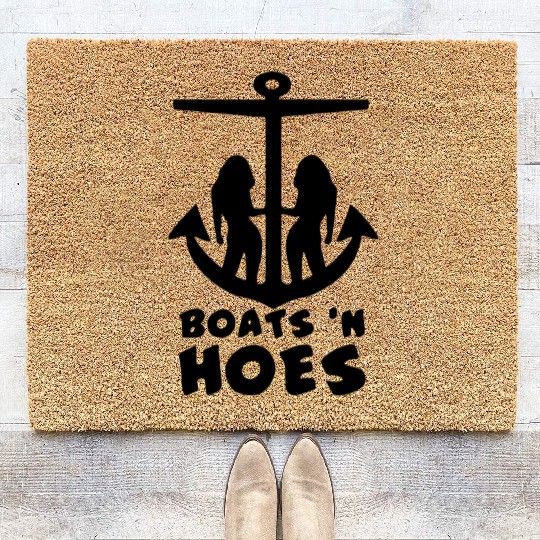 Boats N Hoes Boating Step Brothers Will Ferrell Coir Doormats
