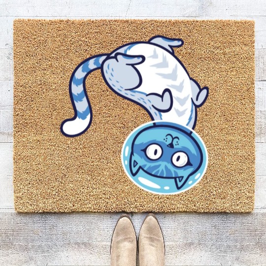 Space cat Coir Doormats