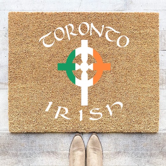 Ireland Canada Pride Celtic Cross Toronto Irish Coir Doormats