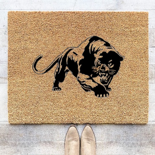 Black Panther Coir Doormats