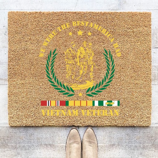 Vietnam Veteran ,We Were The Best America HAD Coir Doormats