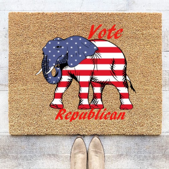 Vote Republican Coir Doormats