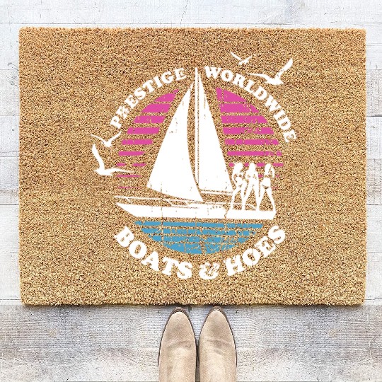 Boats N Hoes Step Brothers Huff Doback Anchor Coir Doormats