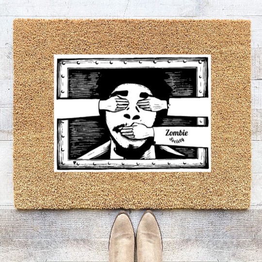 Zombie Society Coir Doormats