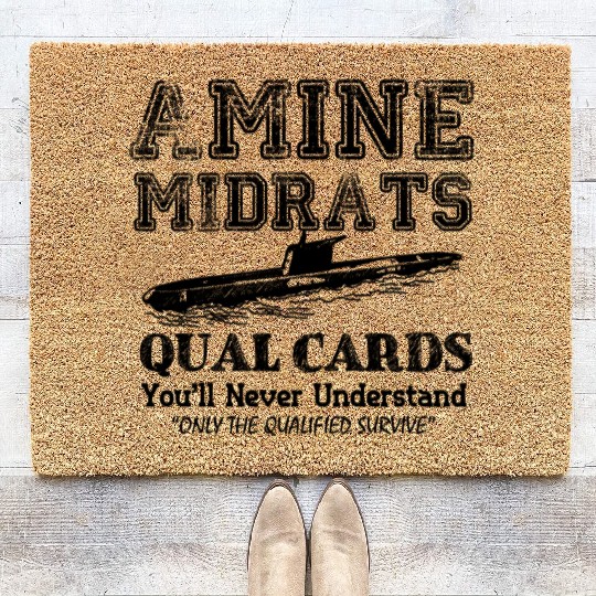 Submarine Coir Doormats - Navy Submarine Coir Doormats