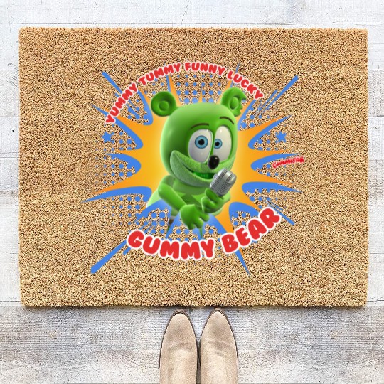 Funny Lucky Gummy Bear Coir Doormats