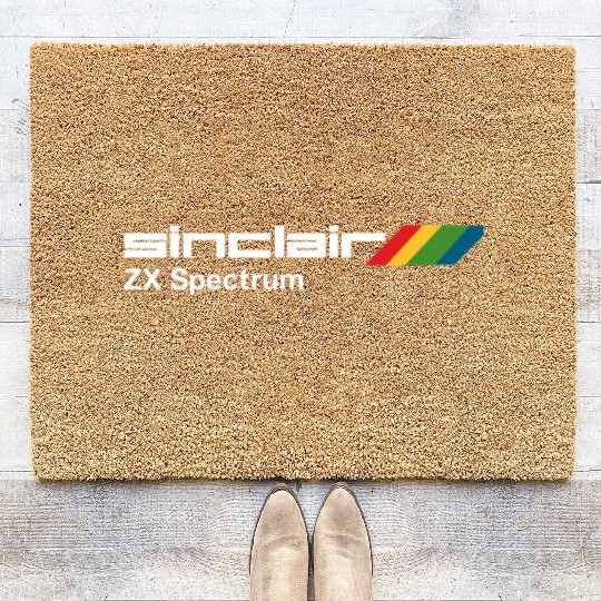 Sinclair Zx Spectrum Mens Retro 80 s Video Game T Coir Doormats